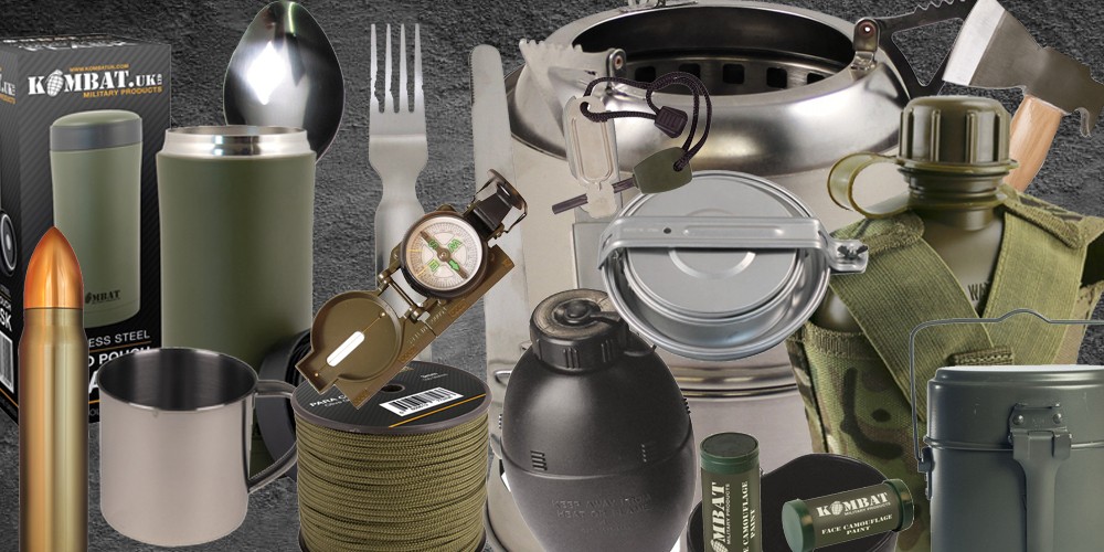 Zubehör-Essen-Kochen-Trinken-Survival