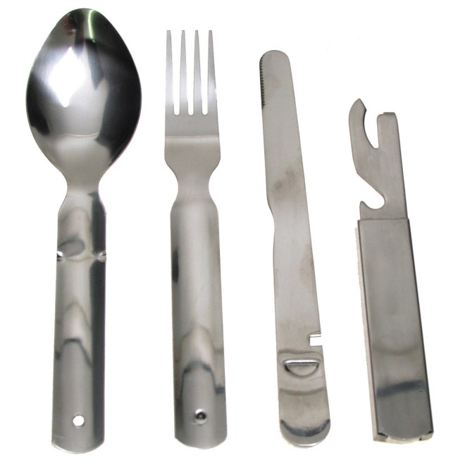 BW Essbesteck, rostfrei, Kochen Outdoor, Essen Surrvialzubehör, Outdoorzubehör