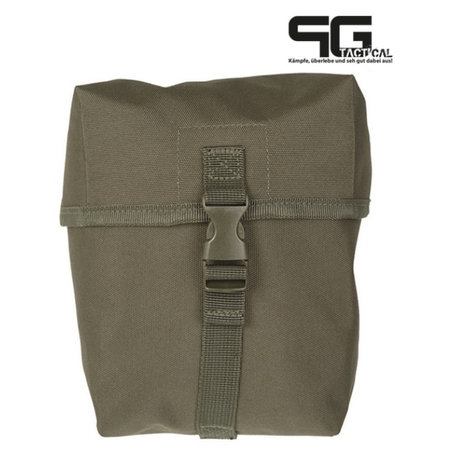 Koppeltasche multipurpose oliv, coole gürteltasche Outdoor mit Schultergurt und Applikationen