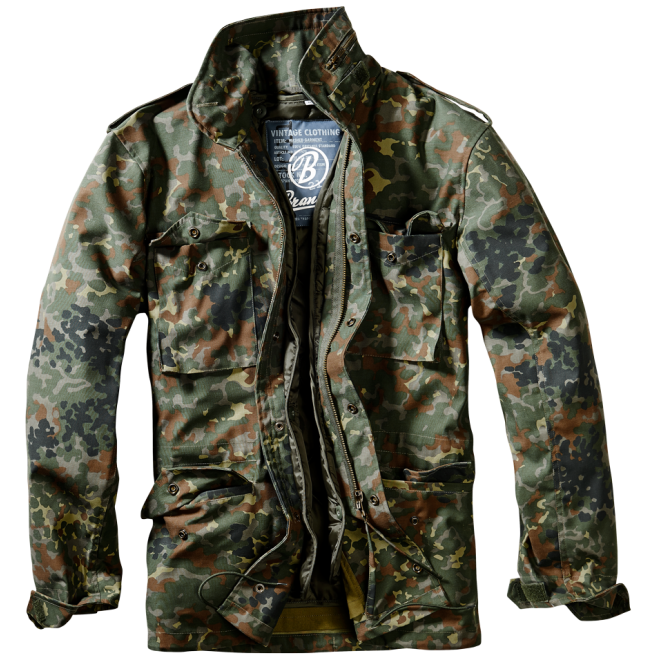 Brandit Giant Jacke flecktarn, M65 Giant Jacke black