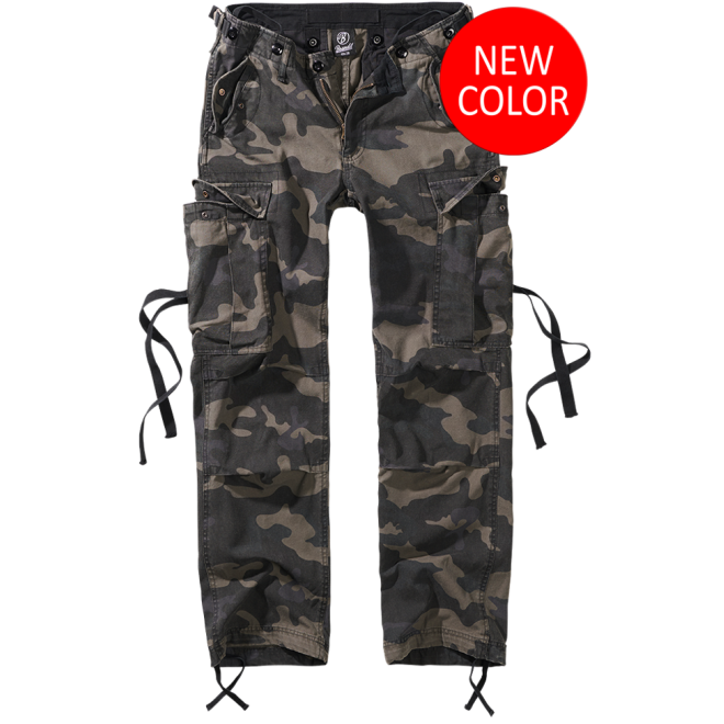 Brandit Ladies Outdoorhose dark camo, M65 Damenhose darkcamo