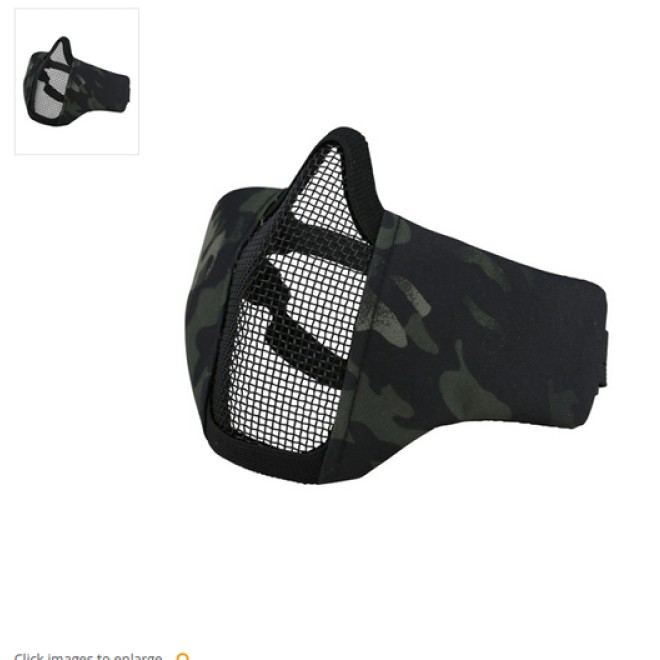 Recon Face Mask, Gesichtsmaske Airsoft, Gesichtsschutz, Schutzmaske, Aufklärungsmaske, BTP, Multicam, combat, ausrüstung, airsoft, softair