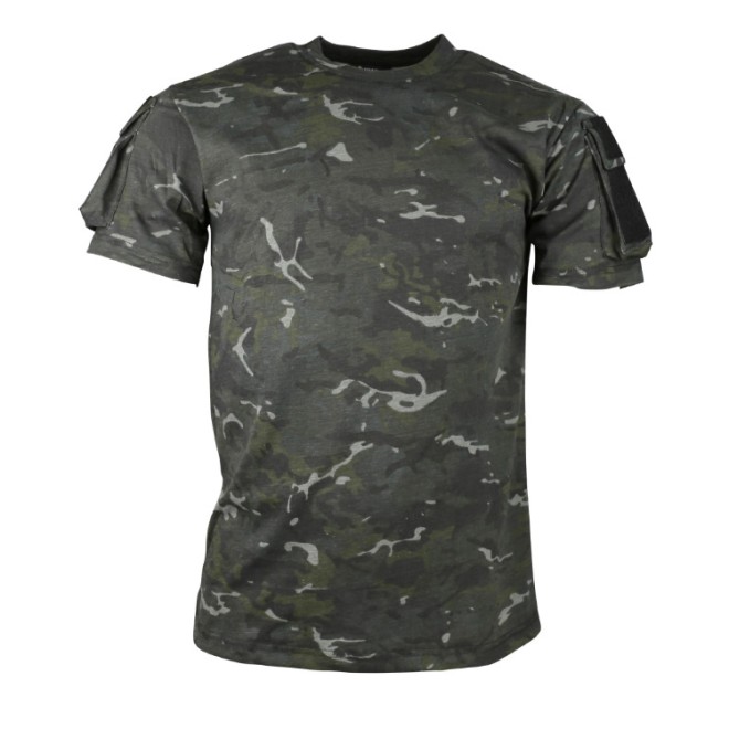 T-shirt, BTP-Tarnmuster, schwarzes Shirt, Shirt schwarz, outdoor, military Shirt