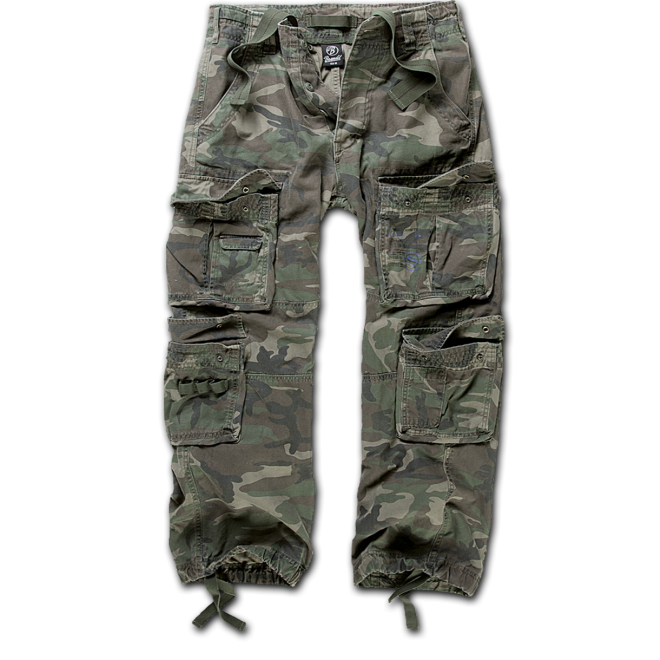 Brandit pure vintage Hose woodland, Outdoorhose woodland, Brandit Hose woodland, Wanderhose, Freizeithose woodland, Outdoorhose woodland