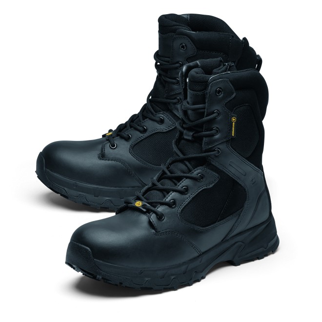 Security Schuhe DEFENSE HIGH, Military Boots, Wasserdicht, Stiefel schwarz, Outdoor-Schuhe, Outdoor-Stiefel, multicam