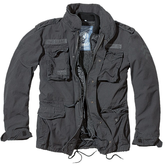 Brandit Giant Jacke schwarz, M65 Giant Jacke black