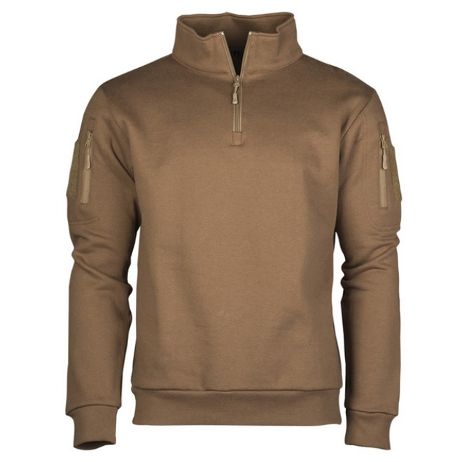 MILTEC T-shirt, tactical sweatshirt dark coyote, Tactical Sweatshirt dark coyote, outdoor, military Shirt dark coyote