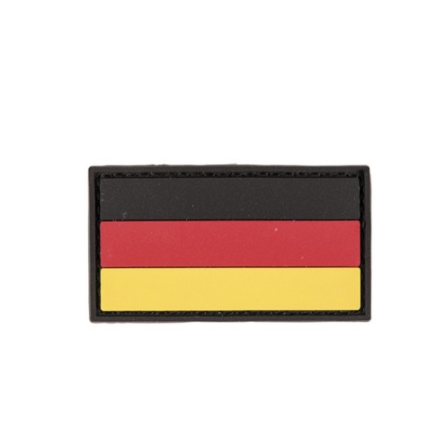BW Patch 3,5x6cm, 3D PVC mit Klett, Deutschlandfahne klein