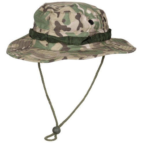 US GI Buschhut, mit Kinnband, GI Boonie, Rip Stop, operation camo