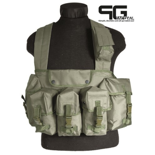 CHEST RIG 6-POCKET OLIV
