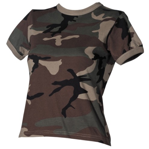 Auslaufmodell - US T-Shirt, Damen, woodland