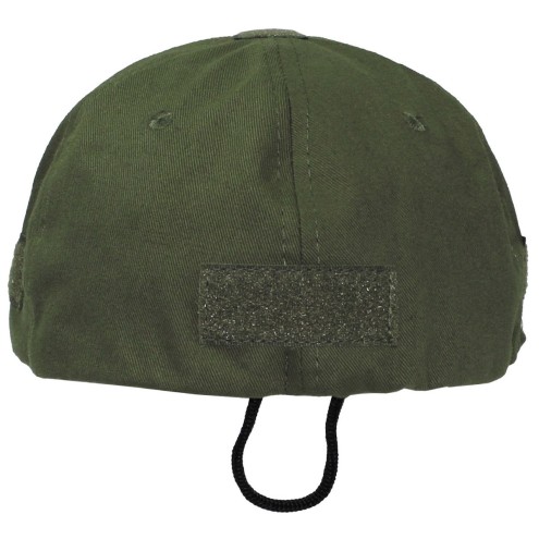 Einsatz-Cap, mit Klett, Einheitsgröße, oliv