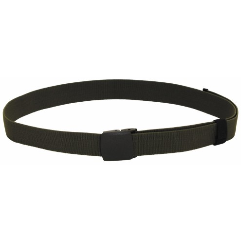 Gürtel, Tactical Elastic, oliv,Kunststoffschloss, 3,7 cm