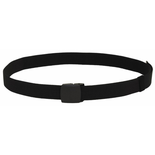 Gürtel, Tactical Elastic, schwarz,Kunststoffschloss, 3,7 cm