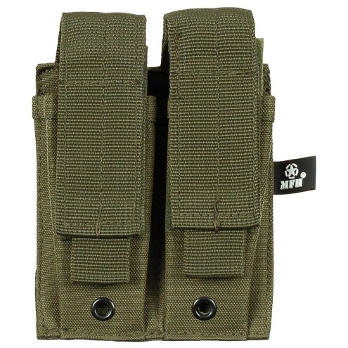 Magazintasche 2-fach, klein, MOLLE, oliv