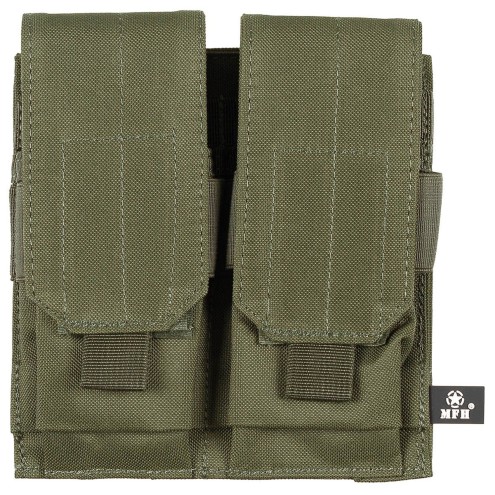 Magazintasche 2-fach, MOLLE, oliv