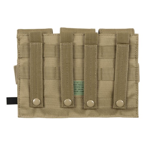Magazintasche 3-fach, MOLLE, coyote