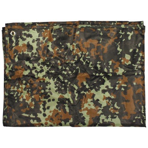 Mehrzweckplane - Tarp, Flecktarn 300 x 300 cm