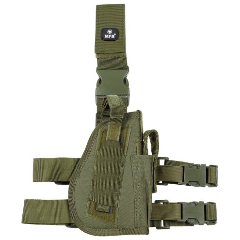 Pistolenbeinholster rechts, oliv