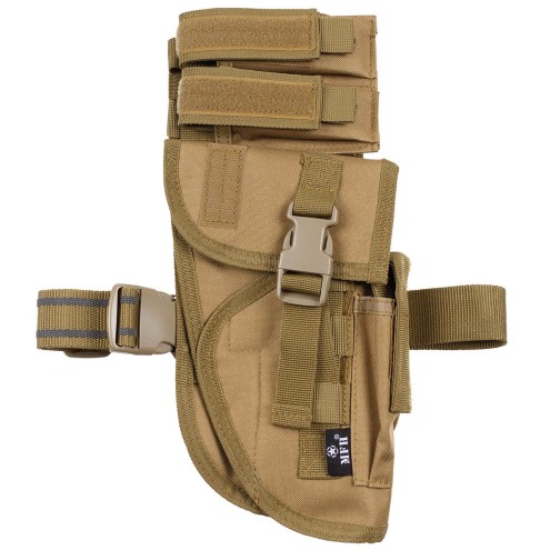 Pistolenbeinholster TACTICAL, rechts, coyote