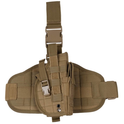Pistolenbeinholster, MOLLE, rechts, coyote tan