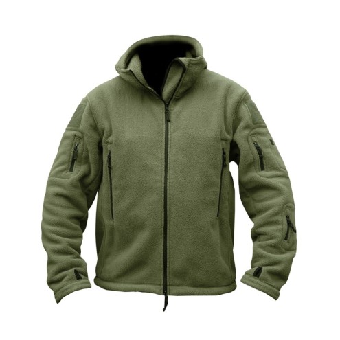 Fleecejacke mit Kapuze RECON TACTICAL - Oliv