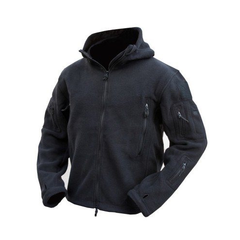 Fleecejacke mit Kapuze RECON TACTICAL - Schwarz