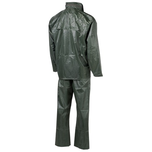 Regenanzug, Polyester, oliv