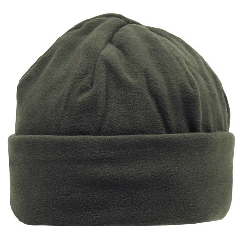 Rollmütze, Fleece, oliv mit Thinsulatefütterung