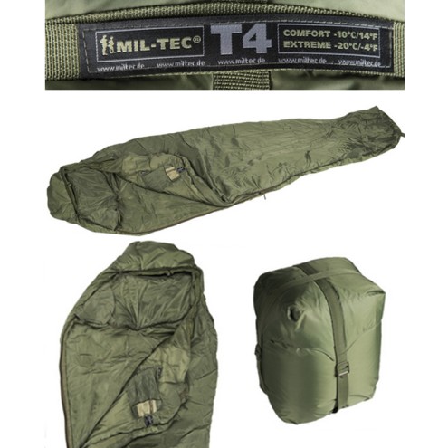 Schlafsack TACTICAL 4 Oliv