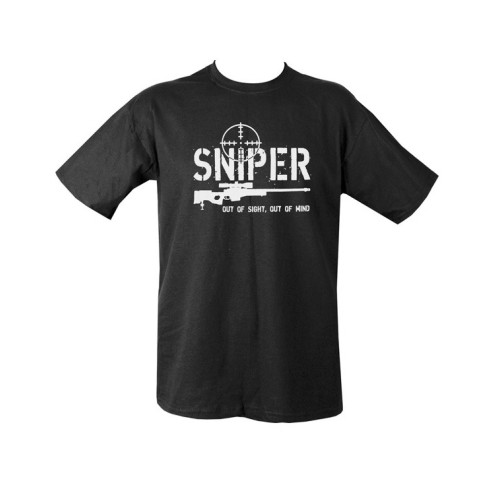 T-Shirt SNIPER schwarz-OUT OF SIGHT