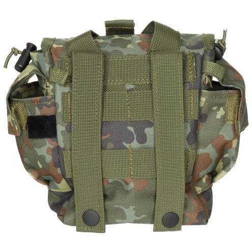 Trinkflaschen Tasche, MOLLE, flecktarn