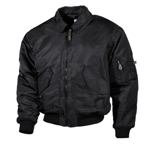 US CWU Pilotenjacke, Fliegerjacke, schwarz