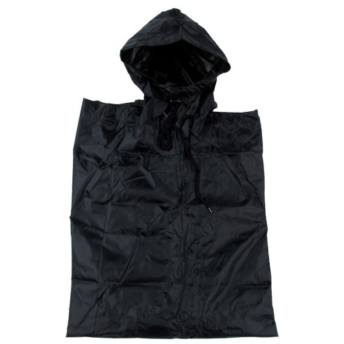 US Poncho, Rip Stop, Mod., schwarz, Gr. 144 x 223 cm
