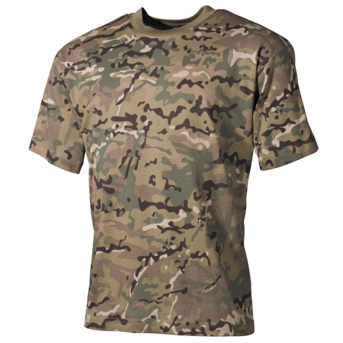 US T-Shirt, halbarm operation camo, 170g