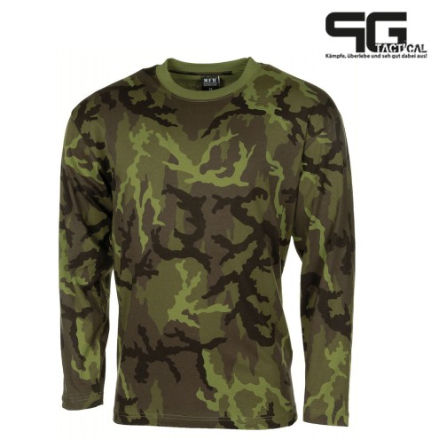 US Tarn-Shirt, langarm M 95 CZ tarn, 170g