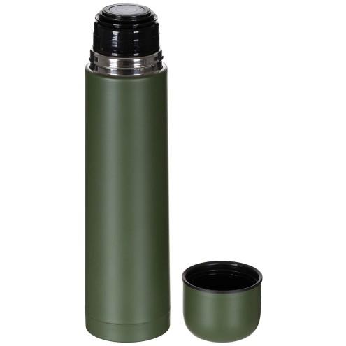 VAKUUM THERMOSFLASCHE, Isolierflasche, 1,0L OLIV