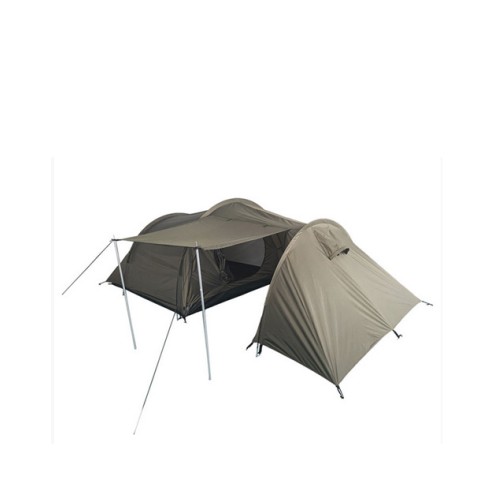 3 -Personen-Zelt mit Stauraum OLIV, 1,80X4,15 M
