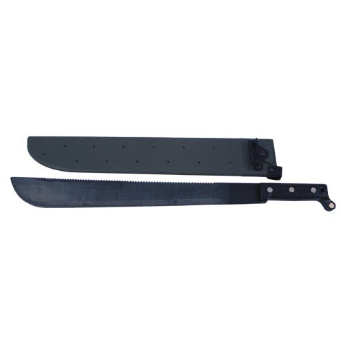 Bolo Machete, mit Sägerücken, Plastikhülle