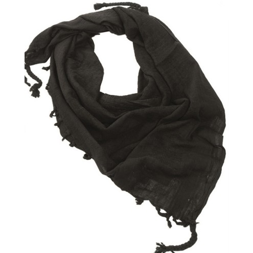 Halstuch ′Shemagh′ 110X110CM Schwarz unifarben