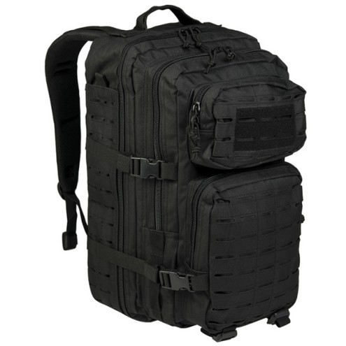 US ASSAULT PACK LG LASER CUT SCHWARZ , 36 Liter