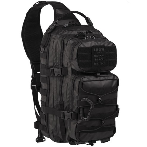 US Rucksack Assault Pack Large 29L, TACTICAL BLACK – ONE STRAP
