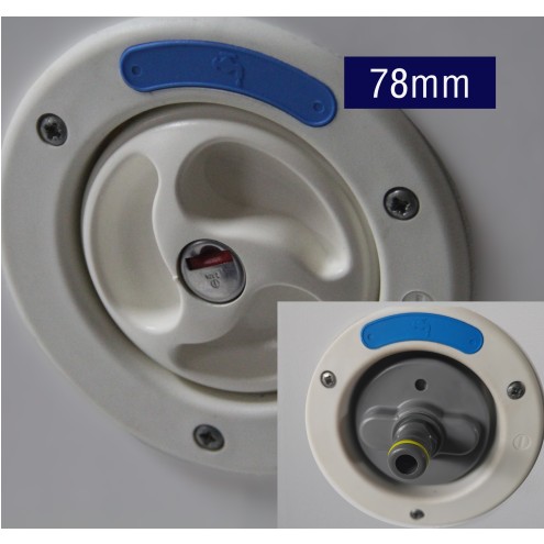 Adapter Wassertankdeckel, Wasserfülladapter, GRAU, Wohnmobil, Caravan 3-PIN 3-Pin, 68mm oder 78mm